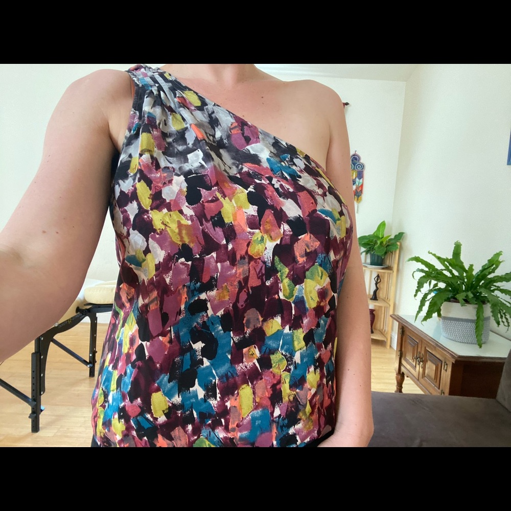 BCBG MaxAzaria Asymmetrical Top